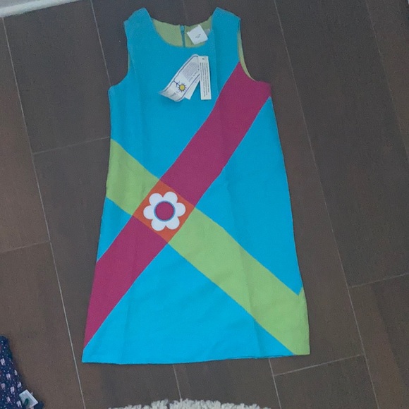 Florence Eiseman Turquoise Dress